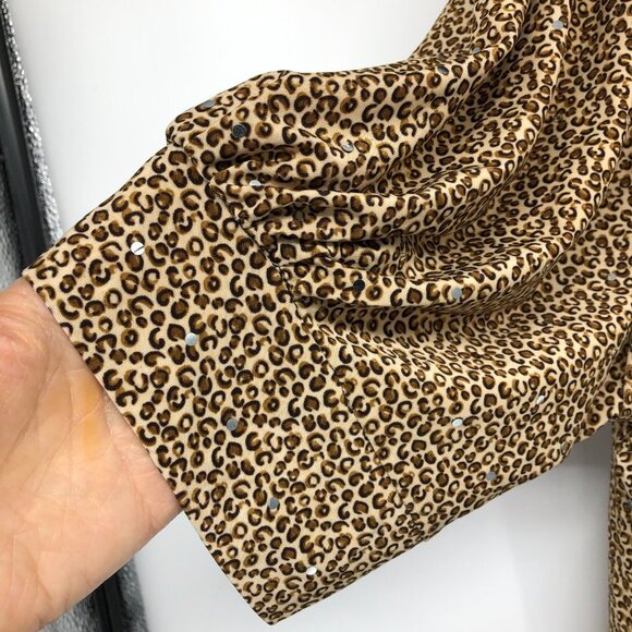 Mulberry Leopard Print Shirt size L - Picture 7 of 16
